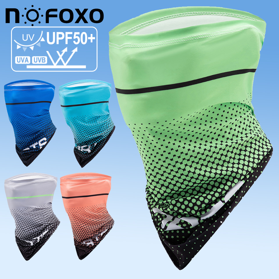 Nofoxo Khẩu Trang Hình Tam Giác Che Nắng Chống Tia UV Chống Gió Thoáng Khí Phong Cách Thể Thao Cho Nam Và Nữ