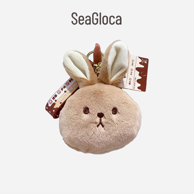Ví SEAGLOCA đựng tiền xu hình gấu / thỏ nhồi bông dễ thương sáng tạo cho nữ