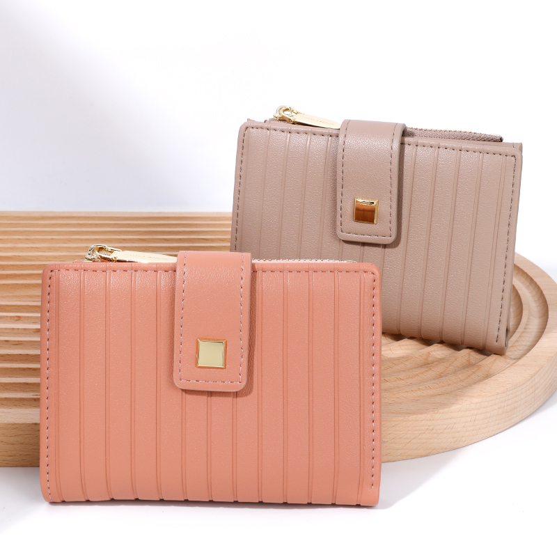 Ví Ngắn Gập Đôi Đa Năng Cao Cấp Phong Cách Hàn Quốc Mới Dành Cho Nữ