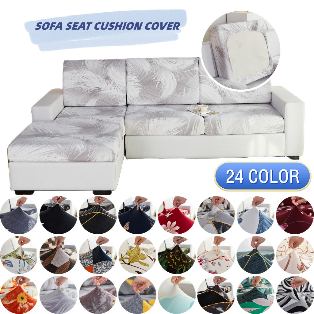 Vỏ Bọc Đệm Ghế Sofa 1 / 2 / 3 / 4 Chỗ Ngồi Họa Tiết Hoa Tháo Rời Được Dành Cho Phòng Khách