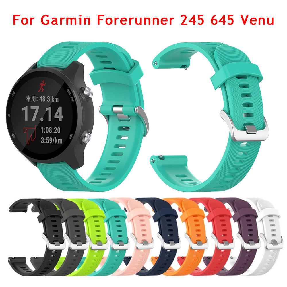 Dây đeo silicon cho đồng hồ thông minh Garmin Forerunner245M / 245 Garmin Approach S40