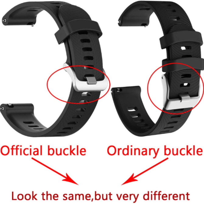 Dây đeo silicon cho đồng hồ thông minh Garmin Forerunner245M / 245 Garmin Approach S40