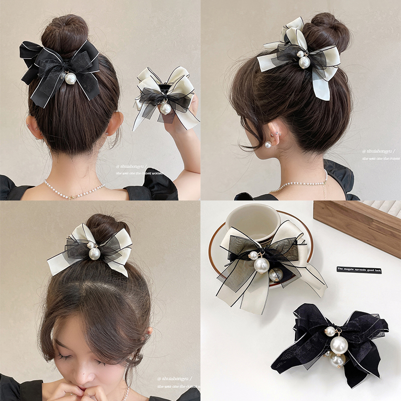 Kẹp Tóc Hình Nơ Thời Trang Hàn Quốc