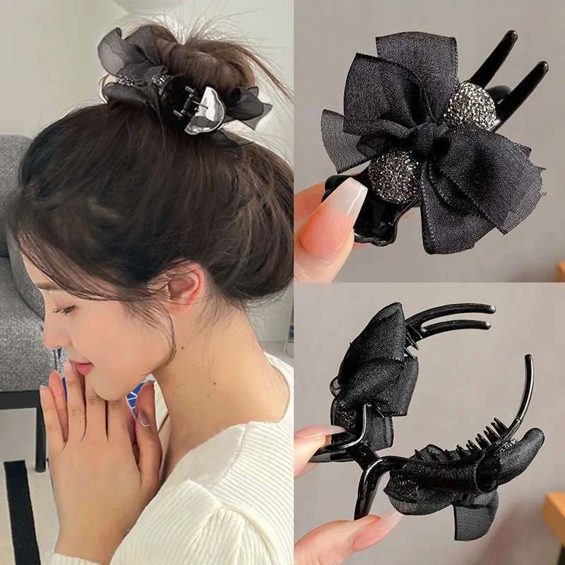 Kẹp Tóc Hình Nơ Thời Trang Hàn Quốc