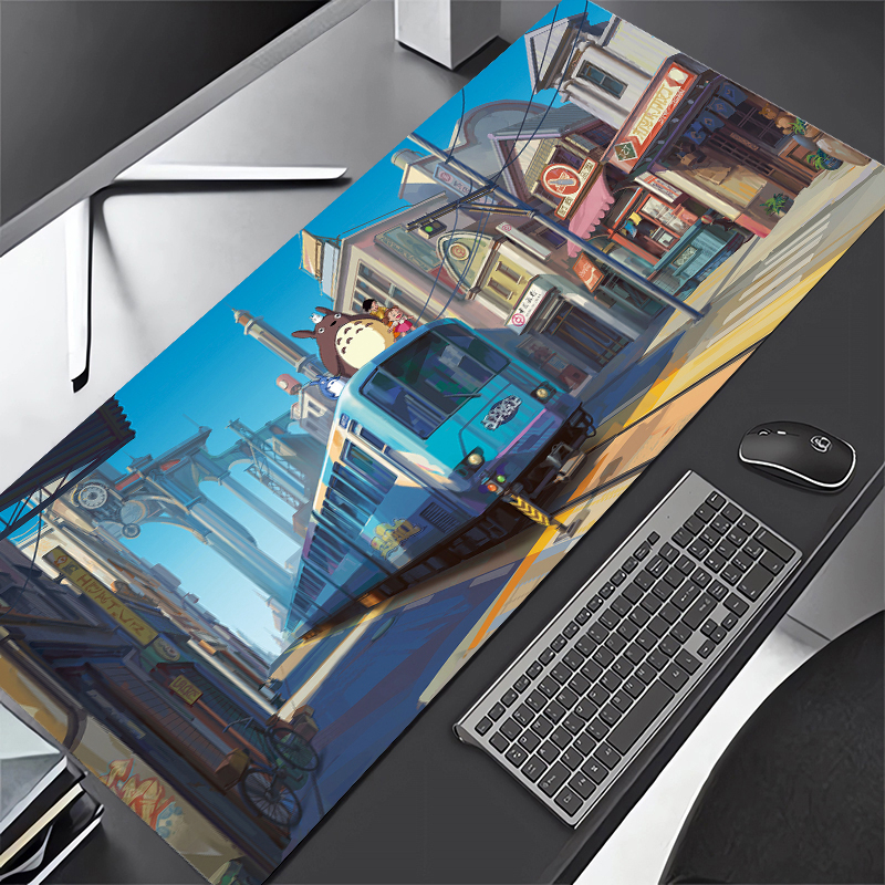 Tấm Lót Chuột Và Bàn Phím Cỡ Lớn In Hình Totoro Dễ Thương