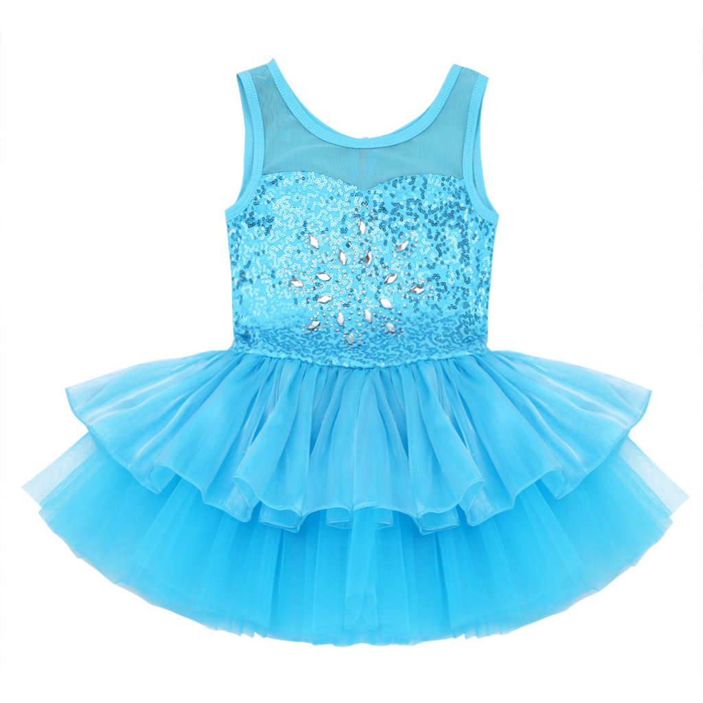 Váy Leotard không tay cho bé gái