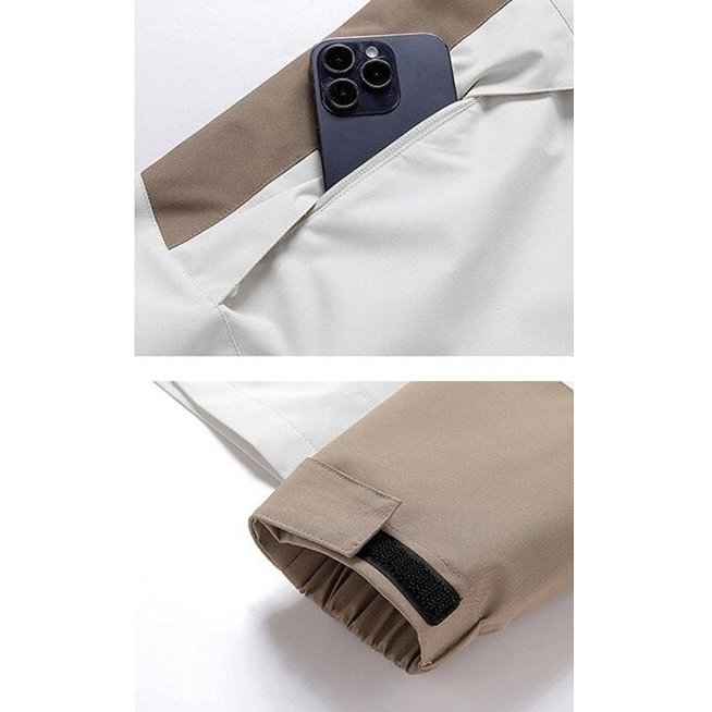 Áo Khoác Có Mũ Trùm Thoáng Khí Chống Thấm Nước Thời Trang Cho Cặp Đôi