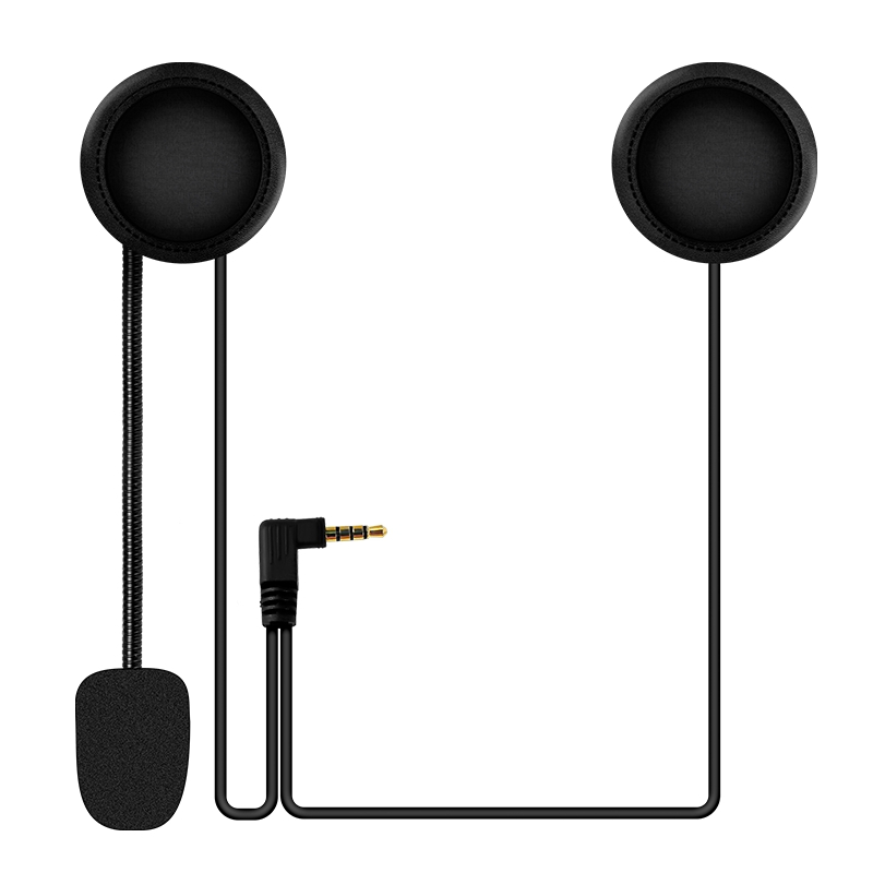 1 Tai Nghe Moto Intercom 3.5 Mm Micro Loa Tai Nghe Thay Thế Cho VNETPHONE V4 V6 & EJAAS V6 Pro / V4 