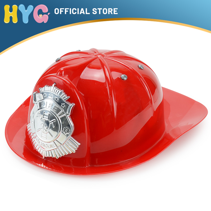 HYG Toy Mũ lửa của để gửi trẻ em giả vờ là lính cứu hỏa
