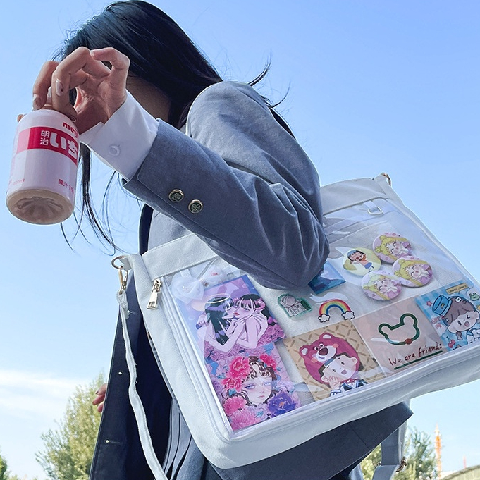 Túi Đeo Chéo Trong Suốt Phong Cách Anime Lolita Nhật Bản