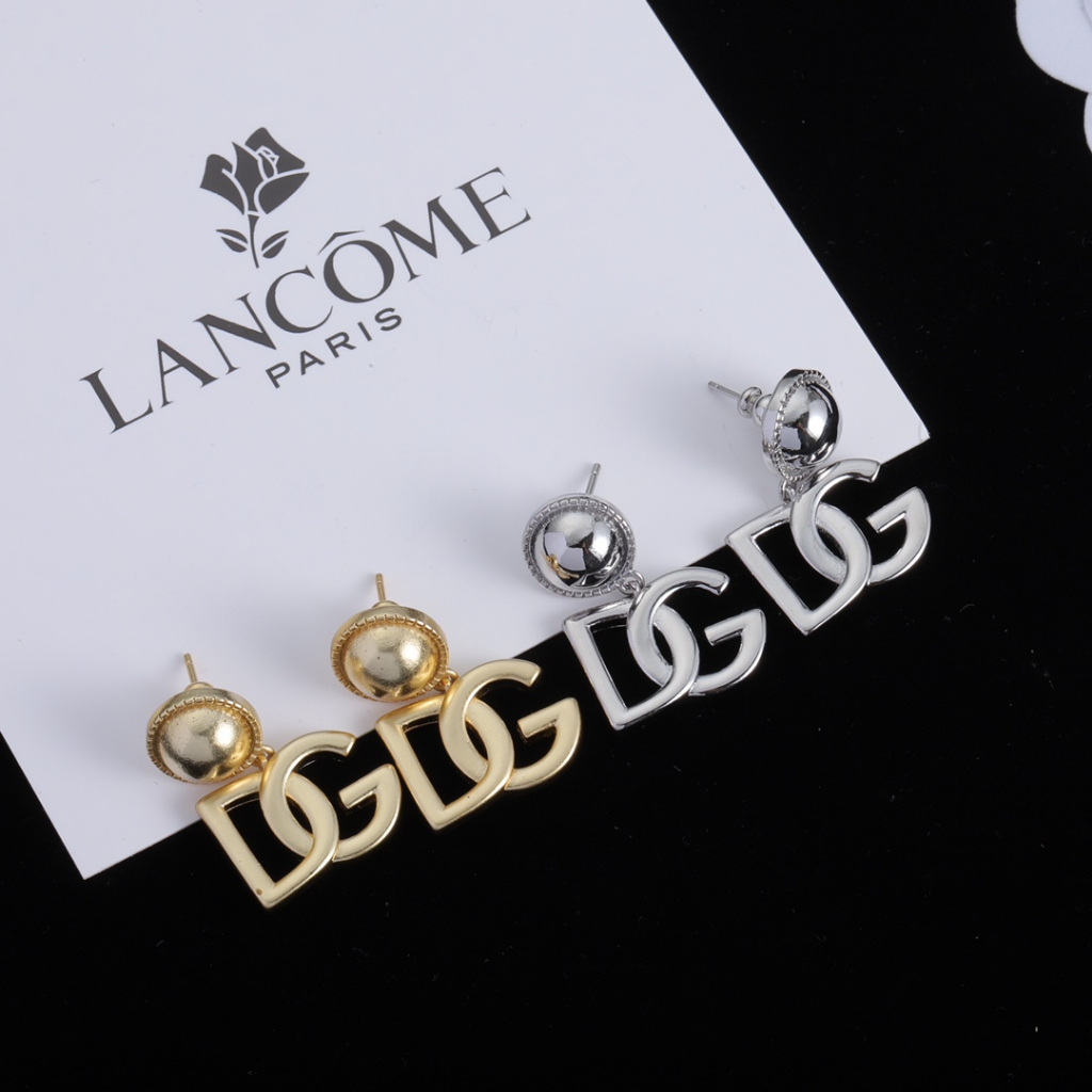 Bông Tai D & G Bằng Đồng Thau Phong Cách Vintage 2023