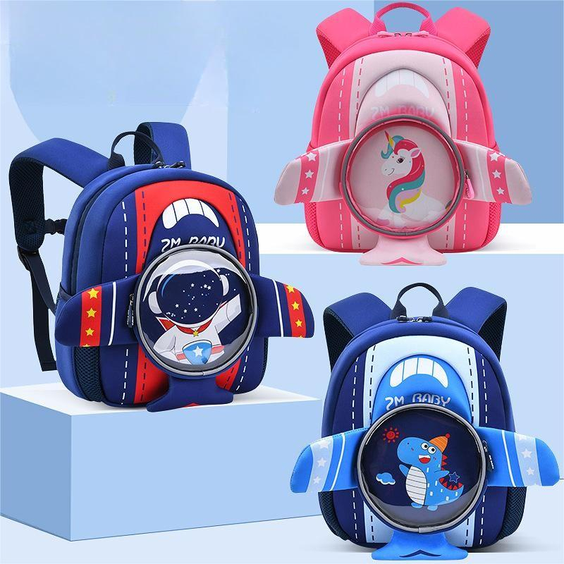 Ba Lô Đi Học Thiết Kế Nhỏ Nhắn Thoáng Khí Họa Tiết Hoạt Hình 3D Xinh Xắn Dành Cho