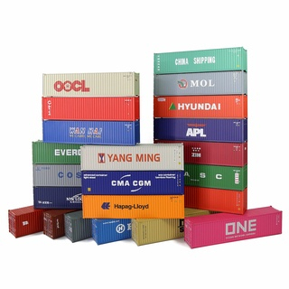 1:87 40ft Vận chuyển mô hình container Bố cục đường sắt