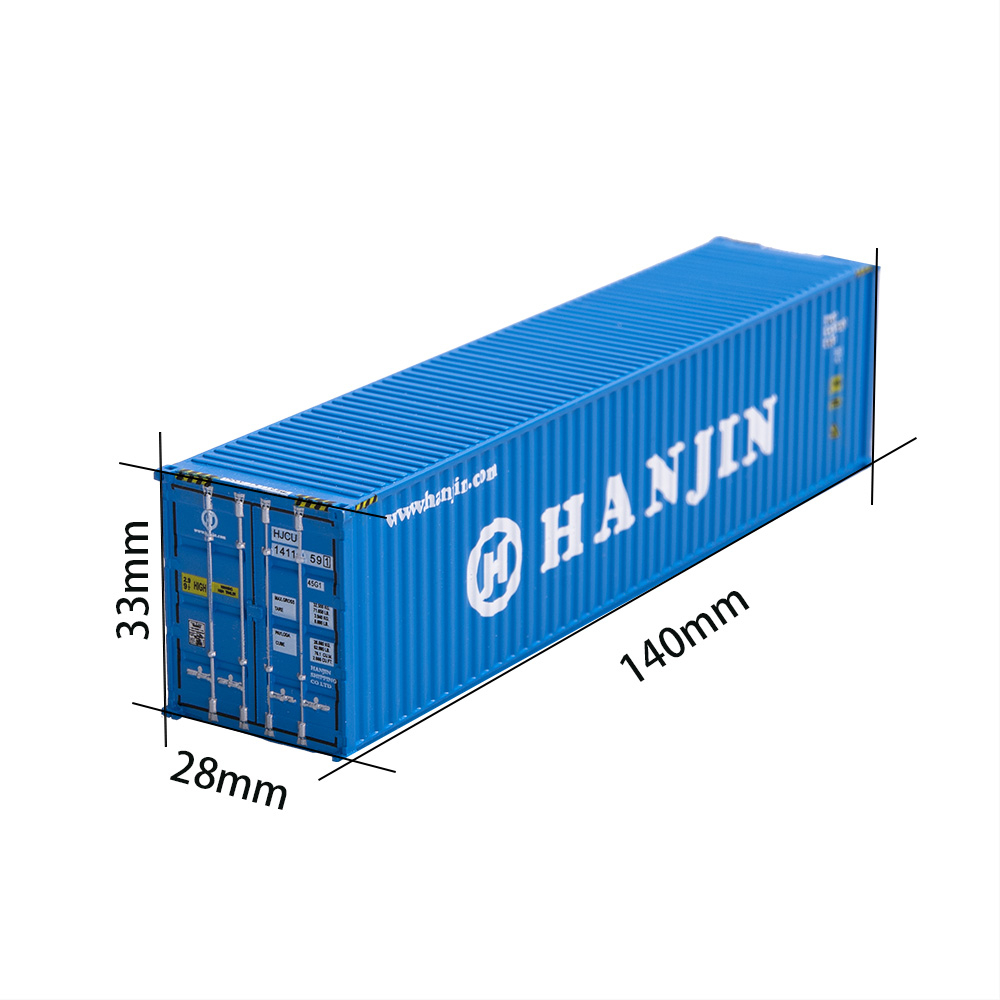 1:87 40ft Vận chuyển mô hình container Bố cục đường sắt