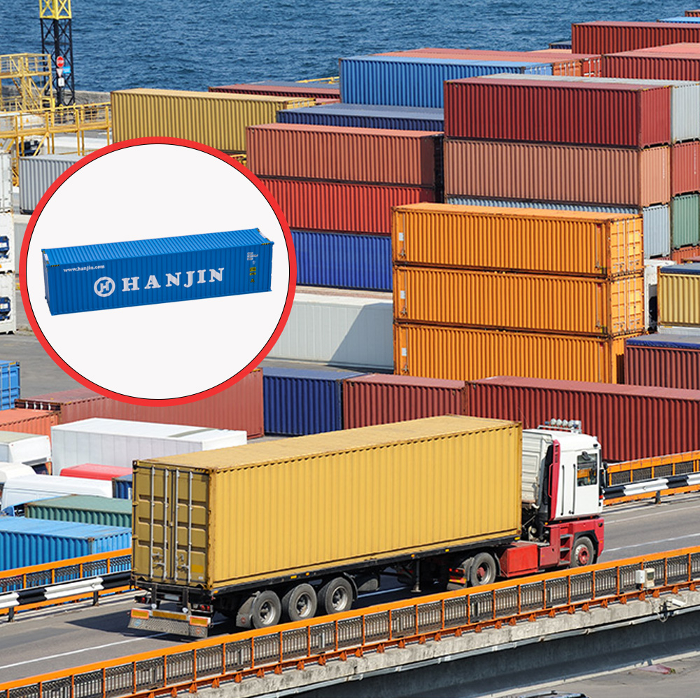 1:87 40ft Vận chuyển mô hình container Bố cục đường sắt