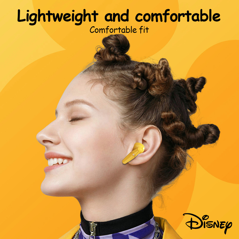Tai Nghe Bluetooth 5.0 Không Dây Chống Nước IPX5 Có Màn Hình LED Disney J09