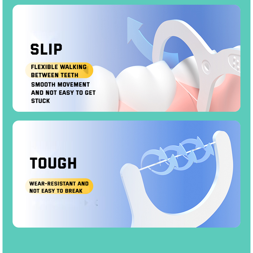 300 Tăm chỉ nha khoa MEYARN AIRKISS 0.15 mm cho gia đình