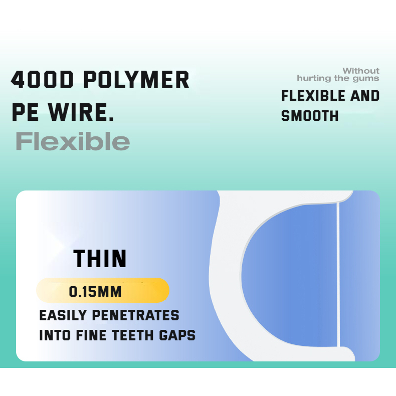 300 Tăm chỉ nha khoa MEYARN AIRKISS 0.15 mm cho gia đình