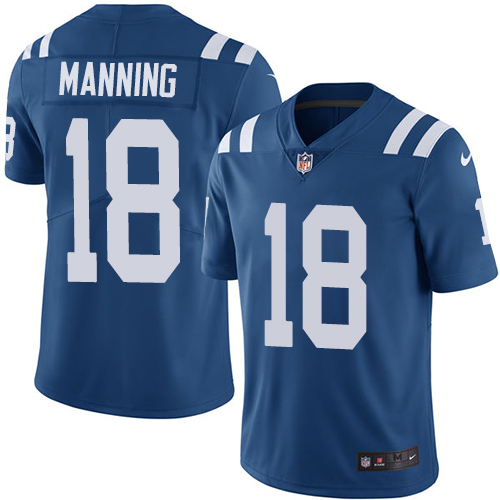 Áo Thun Dáng Rộng Kiểu Hip-Hop Âu Mỹ In Hình Ngựa Pony Indianapolis Colts No. Áo Thun Bóng Đá Thêu Số 18 Manning