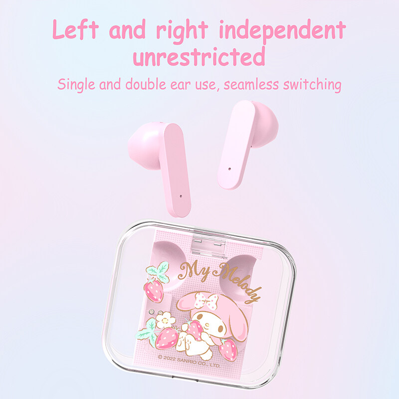 SANRIO Tai Nghe Bluetooth 5.2 Miniso JS-0098 Âm Thanh HIFI Stereo Chống Nước Chống Ồn