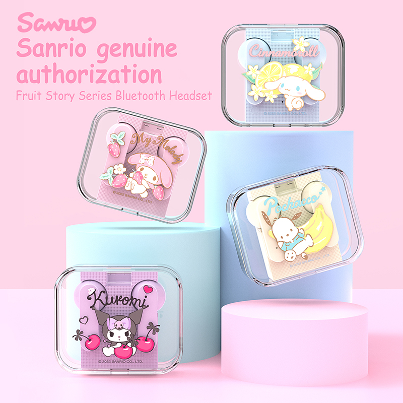 SANRIO Tai Nghe Bluetooth 5.2 Miniso JS-0098 Âm Thanh HIFI Stereo Chống Nước Chống Ồn