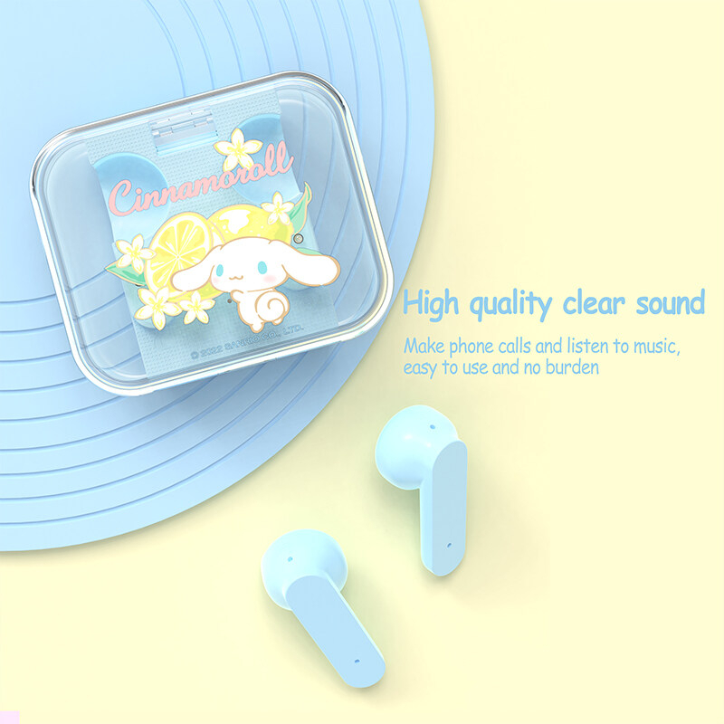 SANRIO Tai Nghe Bluetooth 5.2 Miniso JS-0098 Âm Thanh HIFI Stereo Chống Nước Chống Ồn