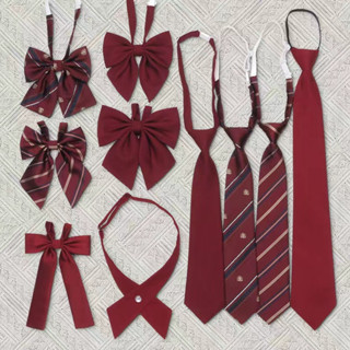 Mới JK Cà Vạt Nữ Sọc Cổ Dây Buộc Bé Gái Dễ Thương Skinny Cà Vạt Kẻ Sọc Đồng Phục Trường Nam Phụ Kiện