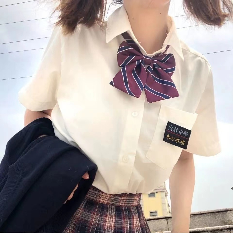 Cà Vạt Sọc Caro Phong Cách Nhật Bản Mới Cho Nam Nữ