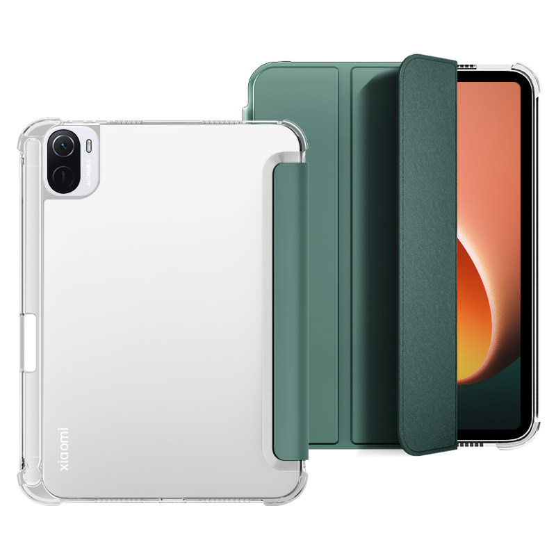 Bao Da Máy Tính Bảng Nắp Gập Bằng tpu + acrylic Mềm Trong Suốt Cho redmi pad 10.61inch 2022 se 2023 11inch