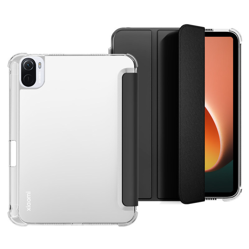Bao Da Máy Tính Bảng Nắp Gập Bằng tpu + acrylic Mềm Trong Suốt Cho redmi pad 10.61inch 2022 se 2023 11inch