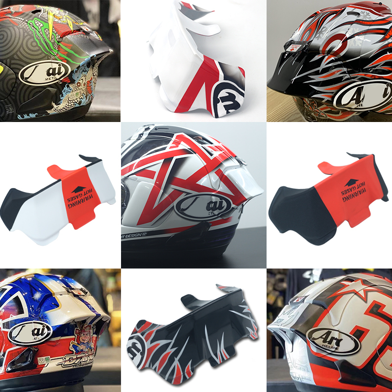 Miếng Dán Trang Trí Mũ Bảo Hiểm Xe Máy Arai Noriyuki Haga RX-7X RR5 VZ-Ram RX7V RX7 GP Helmet RX7X RR5