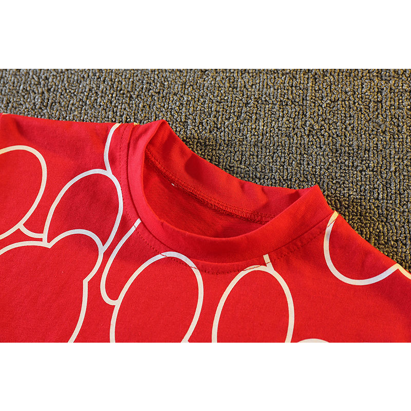 Bộ Áo Thun cotton In Hình Gấu Kèm Quần Ngắn Phong Cách Thời Trang Mùa Hè Mới Dành Cho Bé Trai Gái