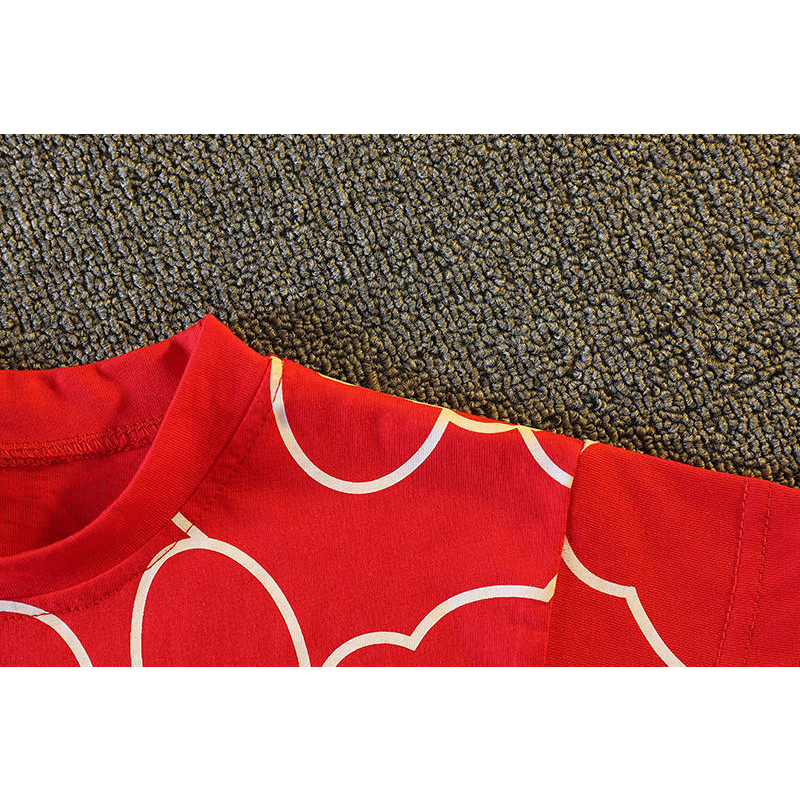 Bộ Áo Thun cotton In Hình Gấu Kèm Quần Ngắn Phong Cách Thời Trang Mùa Hè Mới Dành Cho Bé Trai Gái