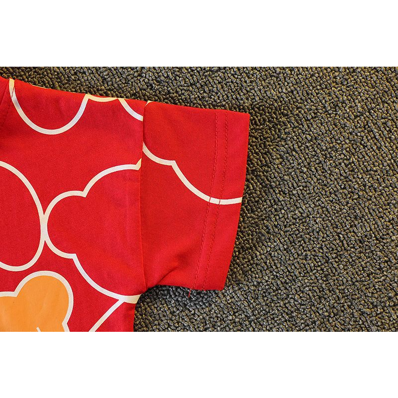 Bộ Áo Thun cotton In Hình Gấu Kèm Quần Ngắn Phong Cách Thời Trang Mùa Hè Mới Dành Cho Bé Trai Gái