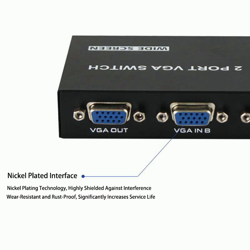 Bộ Dụng Cụ Cho Xe Hơi | Bộ Chia VGA 2X1 4X1 VGA 1080P Chất Lượng Cao
