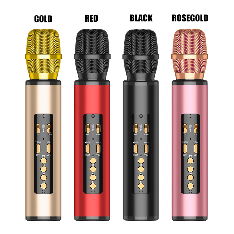 Micro Bluetooth Không Dây Hát Karaoke Mikrofon IOS Android K5 Mới