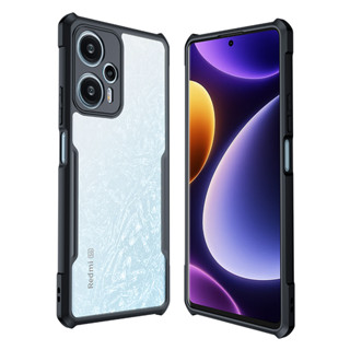 XUNDD POCO F5/Redmi Note 12 Turbo Ốp Điện Thoại Trong Suốt Có Túi Khí Chống Sốc Dấu Vân Tay Cho