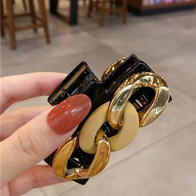 Kẹp Tóc Dây Xích Kim Loại Kiểu Pháp Thanh Lịch Cho Nữ