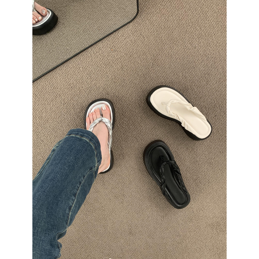 Dép Xỏ Ngón Đế Dày Thời Trang Mùa Hè 2023 Dành Cho Nữ