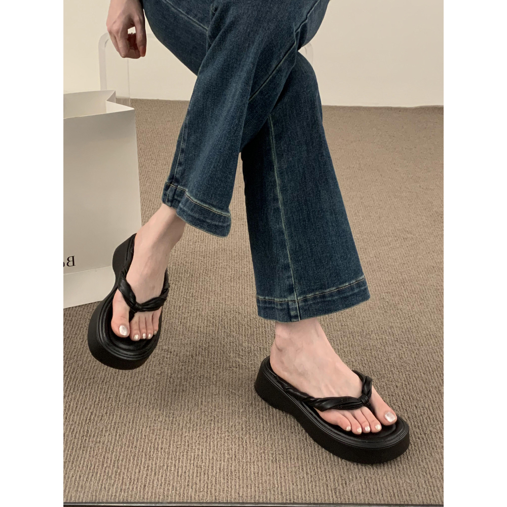 Dép Xỏ Ngón Đế Dày Thời Trang Mùa Hè 2023 Dành Cho Nữ