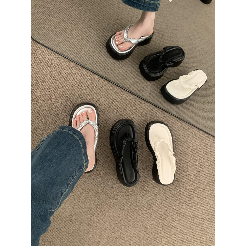 Dép Xỏ Ngón Đế Dày Thời Trang Mùa Hè 2023 Dành Cho Nữ