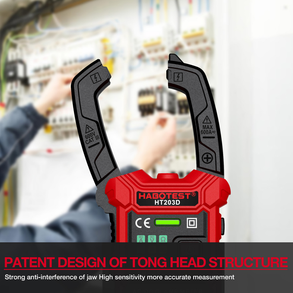 Habotest Kẹp Đo Điện Áp ht203d ac / dc 600a ac / dc 600v ac / dc Chuyên Dụng