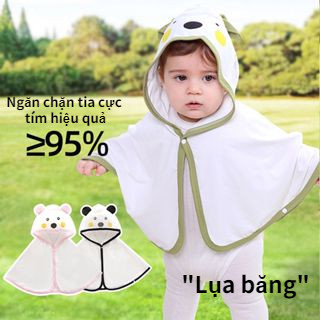 JOYNCLEON Áo Choàng Chống Nắng Bằng Lụa Lạnh Thoáng Khí An Toàn Cho Trẻ Em