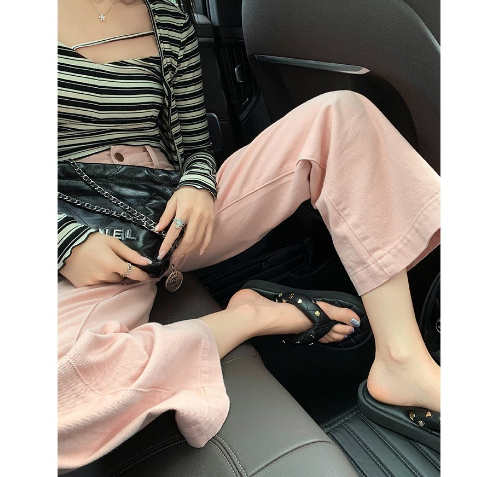 Sandal Xỏ Ngón Đế Dày Thời Trang Đi Biển Cho Nữ