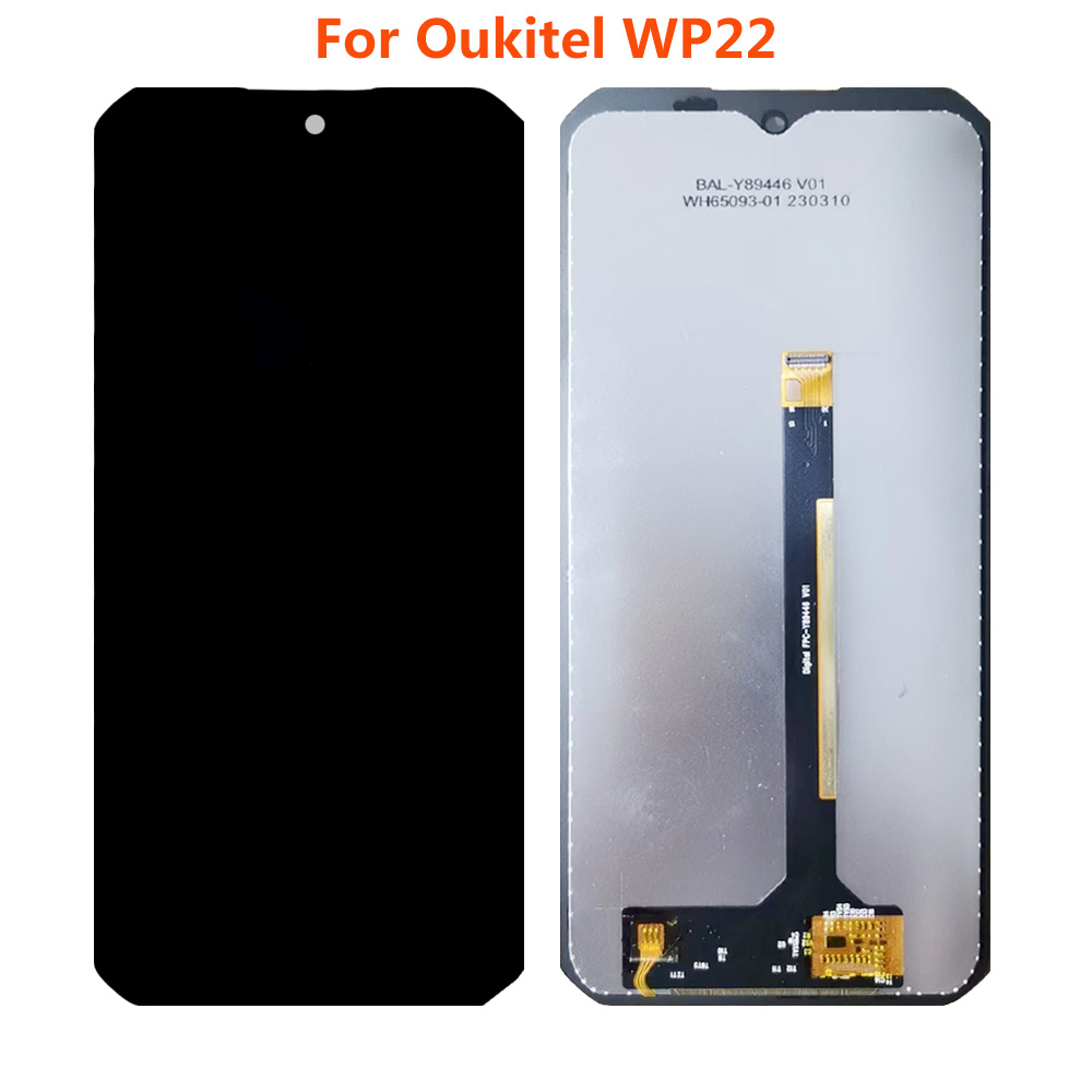6.58 "inch WP 22 LCD cho Oukitel WP22 Màn hình LCD Bộ số hóa màn hình cảm ứng Bộ phận thay thế 100% 