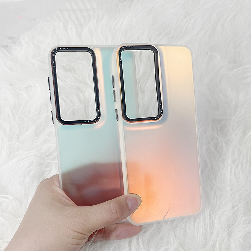 Ốp Điện Thoại Silicon Màu Gradient Chống Rơi Cho HUAWEI P60 Pro / P60 ART / P50 Pro / P40 Pro / P30 Pro