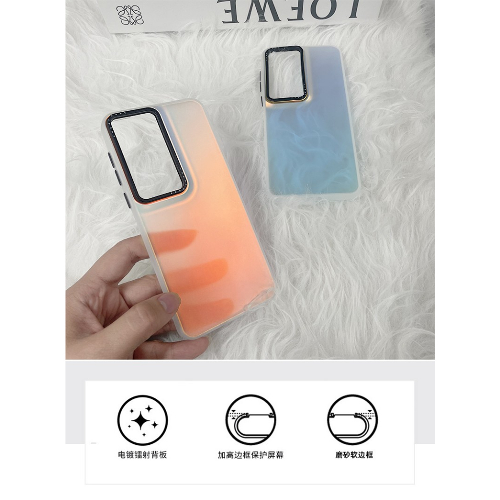 Ốp Điện Thoại Silicon Màu Gradient Chống Rơi Cho HUAWEI P60 Pro / P60 ART / P50 Pro / P40 Pro / P30 Pro