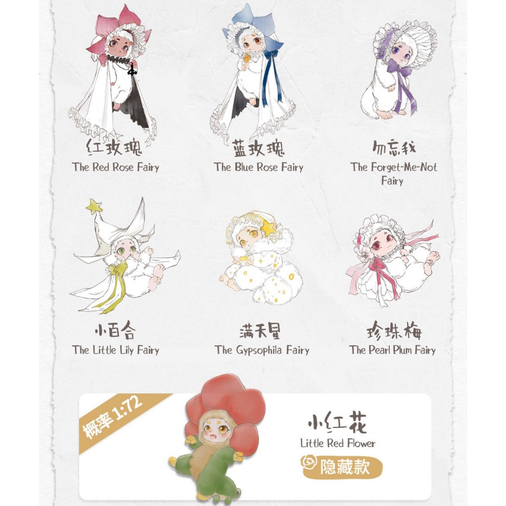 Mô Hình Búp Bê Cino 'S Garden Fairies Series Dễ Thương Dùng Làm Quà Tặng Cho Bạn Bè