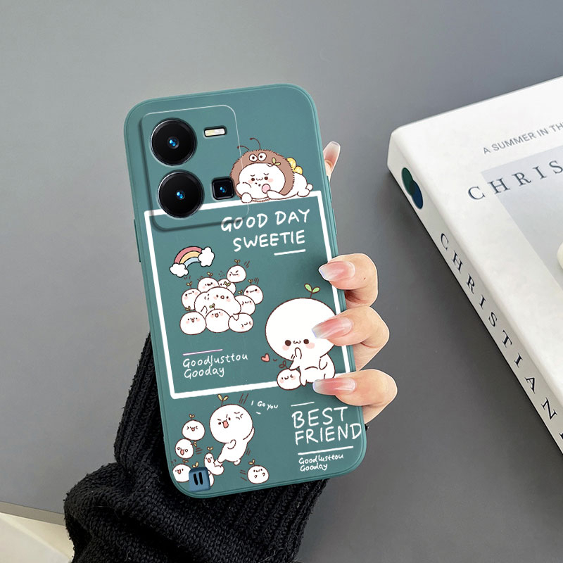 Ốp Điện Thoại Tpu In Hình Thỏ Mặt Thẳng Cho Vivo Y35 2022 Vivo V25 Vivo Y16 Vivo Y22S 2022 / Y22 2022 Vivo Y69