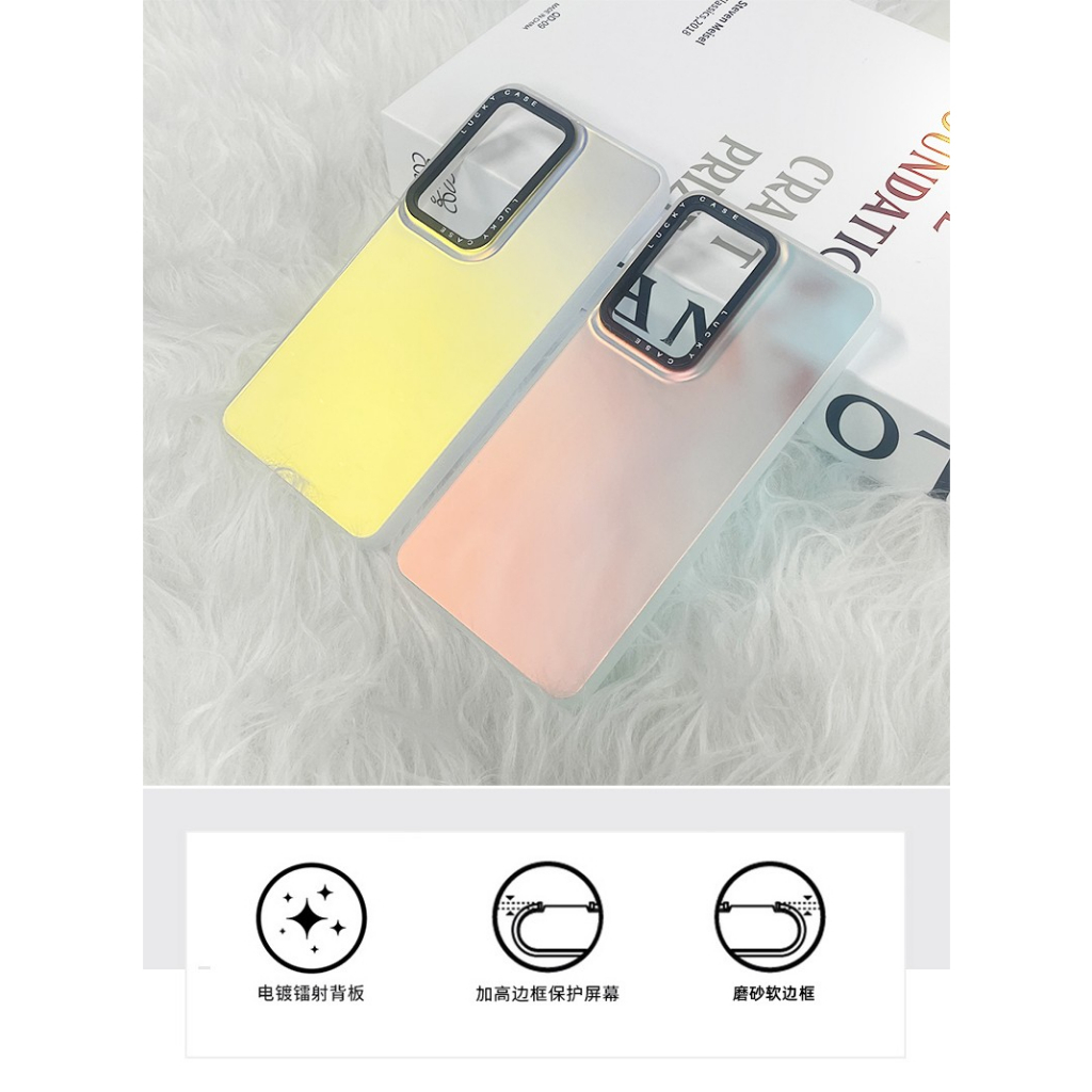 Ốp Điện Thoại Silicon Màu Gradient Cho Redmi K60 Pro / K50 Pro / K50 gaming / K50 ultra / K40 Pro / K40S / K30Pro / K30ultra